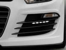 Rieger Tuning Lufteinlassblenden links/rechts, mit Aussparung für Tagfahrleuchten, für Rieger Spoilerstoßstange 00014102 & 00014103 (Aufpreis!)