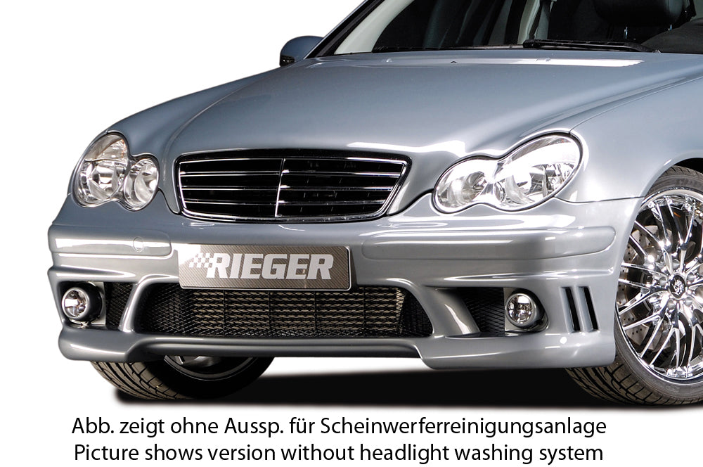 Rieger Tuning Spoilerstoßstange mit Aussparung für Waschanlage