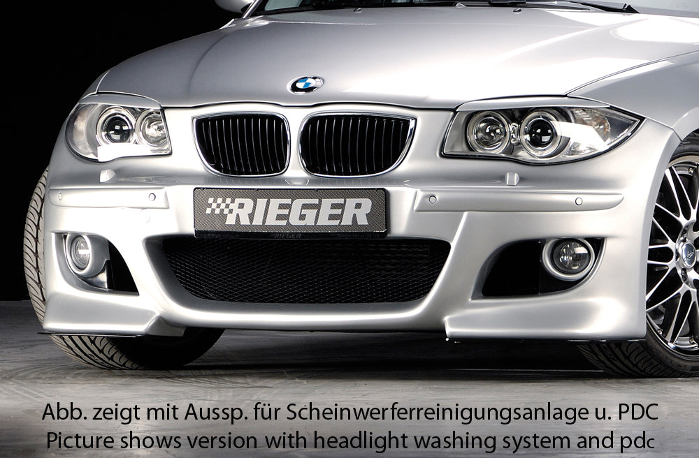Rieger Tuning Spoilerstoßstange mit Aussparung für Einparkhilfe