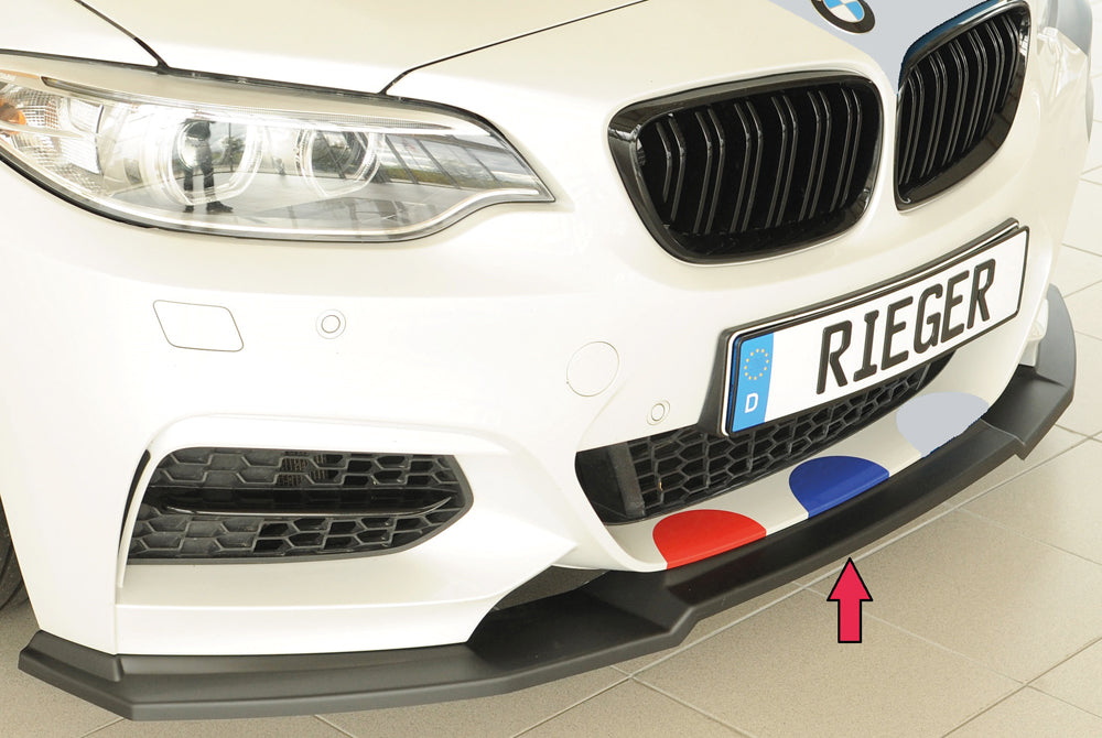 Rieger Tuning Spoilerschwert für originale M-Paket Frontschürze
