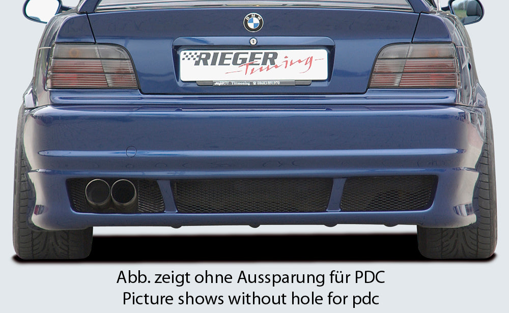 Rieger Tuning Heckschürze für Fahrzeuge mit PDC (Park-Distance-Control)