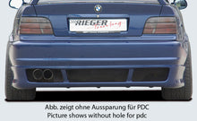 Rieger Tuning Heckschürze für Fahrzeuge mit PDC (Park-Distance-Control)