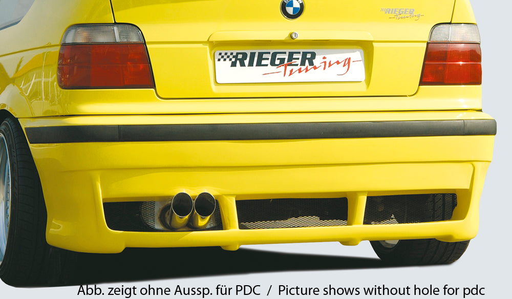Rieger Tuning Heckschürze für Fahrzeuge mit PDC (Park-Distance-Control)