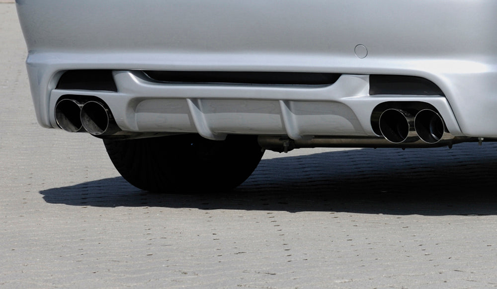 Rieger Tuning Heckeinsatz mit Aussparung für Endrohre je 2x90mm links/rechts für Heckschürze 00050248 / 00050249 / 00050250 / 00050251