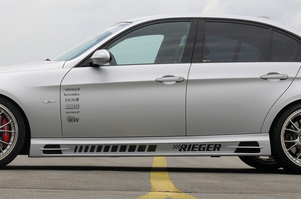 Rieger Tuning Seitenschweller links mit Schacht und 2 Ausschnitten