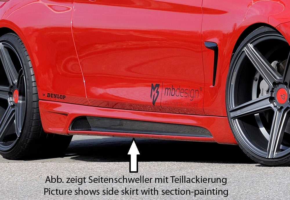 Rieger Tuning Seitenschweller rechts mit Schacht und Ausschnitt