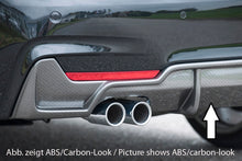 Rieger Tuning Heckeinsatz für originale M-Paket Heckschürze mit Aussparung für original Doppelendrohr links