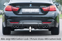 Rieger Tuning Heckeinsatz für originale M-Paket Heckschürze mit Aussparung für Doppelendrohr links/rechts