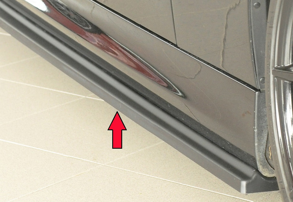 Rieger Tuning Seitenschwelleransatz rechts für originalen M-Paket Seitenschweller