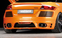 Rieger Tuning Heckschürze für 2 Endrohre links/rechts & mit Aussparung für Einparkhilfe