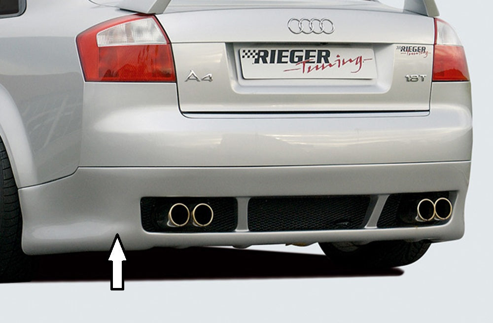 Rieger Tuning Heckschürzenansatz für Fahrzeuge mit Anhängekupplung