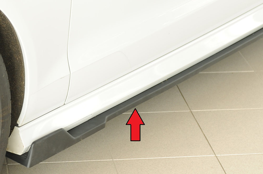 Rieger Tuning Seitenschwelleransatz links für originale S-Line Seitenschweller