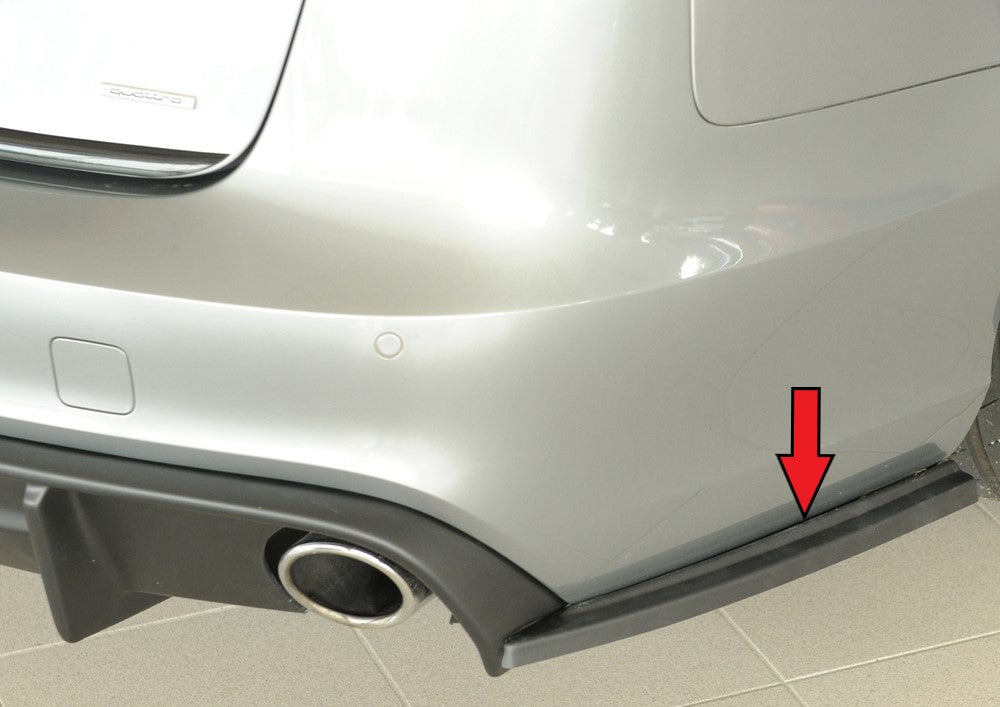 Rieger Tuning Heckschürzenansatz seitlich rechts für Rieger Heckeinsatz