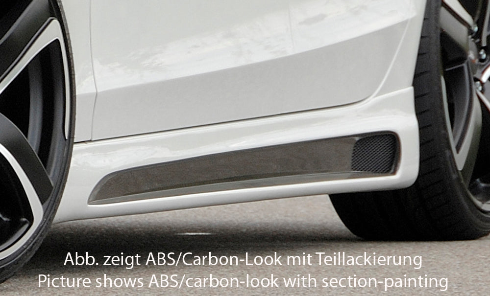 Rieger Tuning Seitenschweller rechts mit Schacht und Ausschnitt