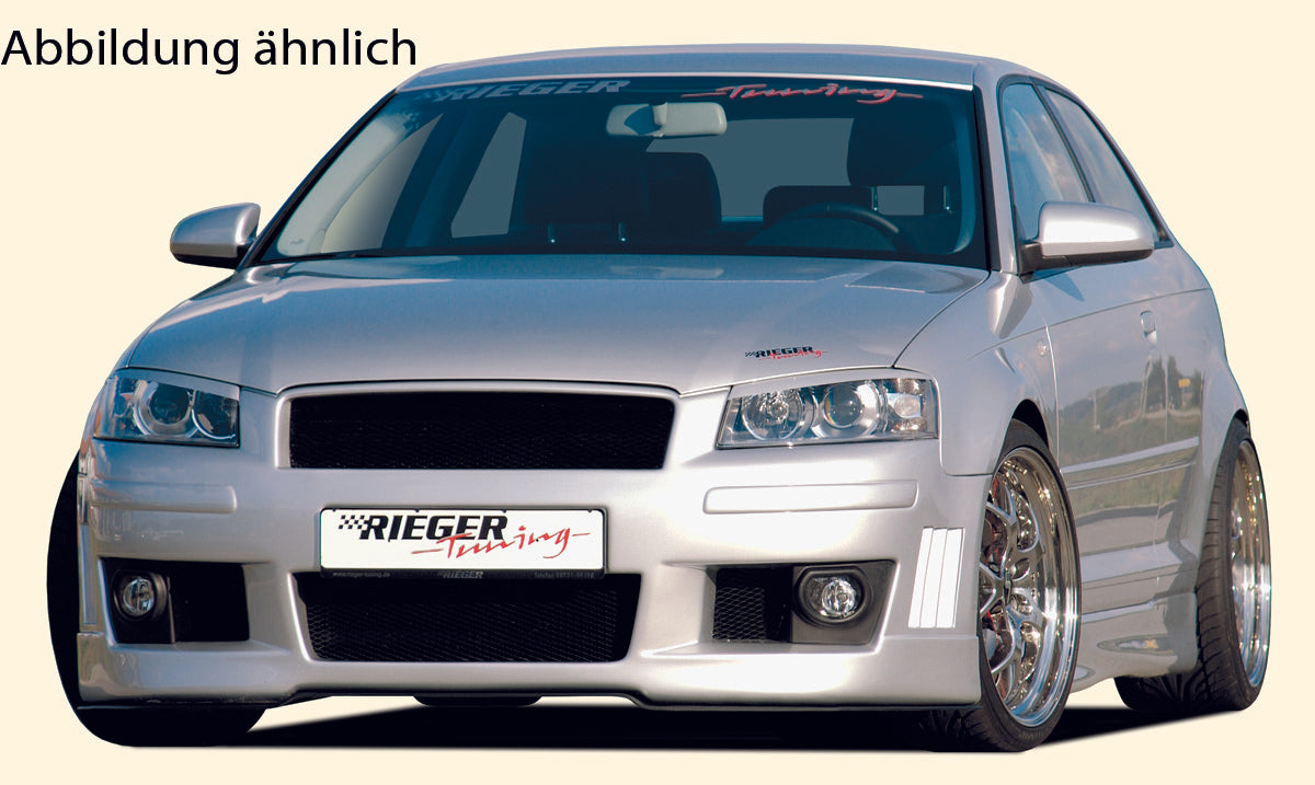 Rieger Tuning Spoilerstoßstange mit Halter für Nebelscheinwerfer