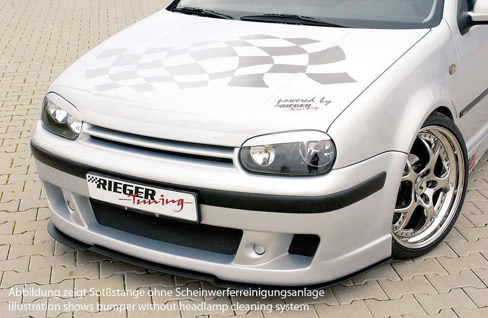 Rieger Tuning Spoilerstoßstange mit Aussparungen für Scheinwerferwaschanlage