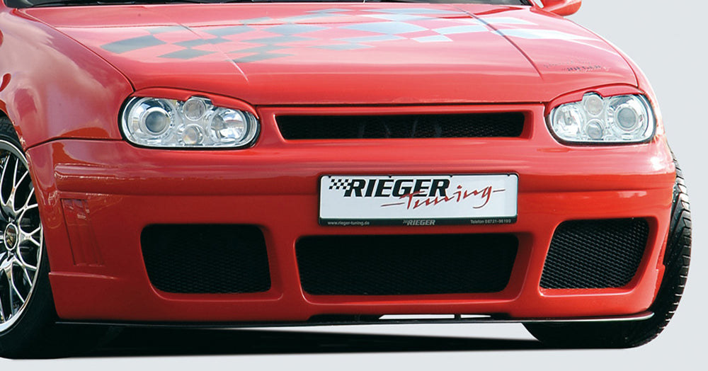 Rieger Tuning Spoilerstoßstange RS-Four-Look mit seitlichen Rippen