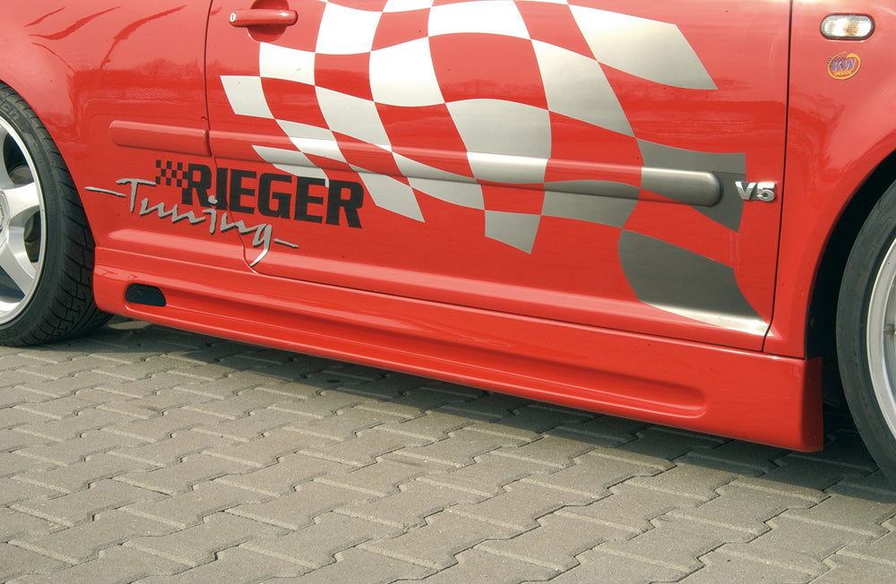 Rieger Tuning Seitenschweller rechts mit Schacht und Ausschnitt