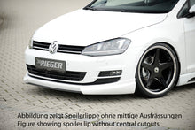 Rieger Tuning Spoilerlippe mit zusätzlichen mittigen Ausfräsungen