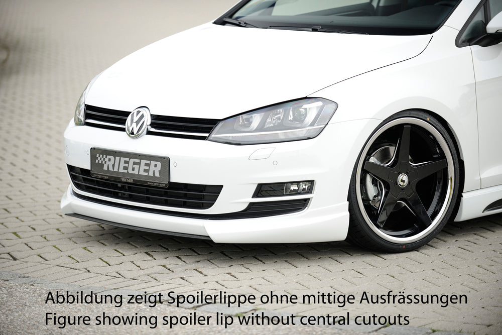 Rieger Tuning Spoilerlippe mit zusätzlichen mittigen Ausfräsungen