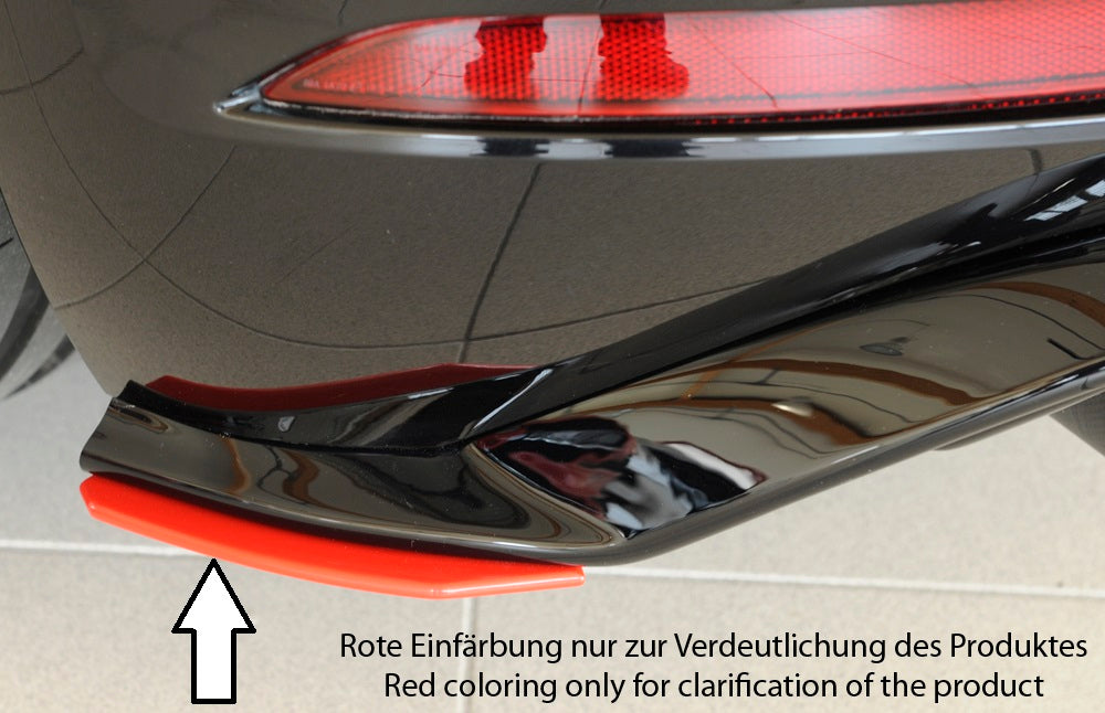 Rieger Tuning Heckschürzenansatz seitlich links für Rieger Heckeinsatz