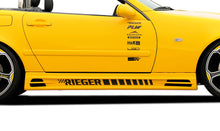 Rieger Tuning Seitenschweller links mit Schacht und 2 Ausschnitten