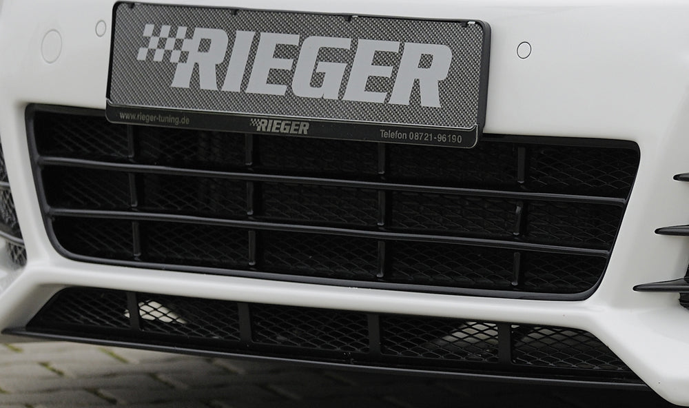 Rieger Tuning Lüftungsgitter mittig in schwarz glänzend