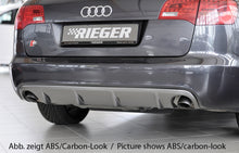 Rieger Tuning Heckeinsatz schwarz glänzend für original Endrohr je 1x links/rechts