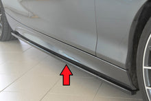 Rieger Tuning Seitenschwelleransatz rechts schwarz glänzend für Fahrzeuge mit M-Paket