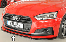 Rieger Tuning Spoilerschwert schwarz glänzend für originale Frontschürze