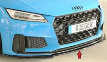 Rieger Tuning Spoilerschwert schwarz glänzend für originale Frontschürze