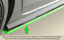 Rieger Tuning Seitenschwelleransatz schwarz glänzend rechts für originale Schweller