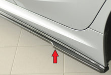 Rieger Tuning Seitenschwelleransatz links schwarz glänzend für originale M-Sport-Paket Seitenschweller