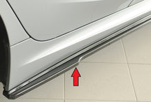 Rieger Tuning Seitenschwelleransatz rechts schwarz glänzend für originale M-Sport-Paket Seitenschweller