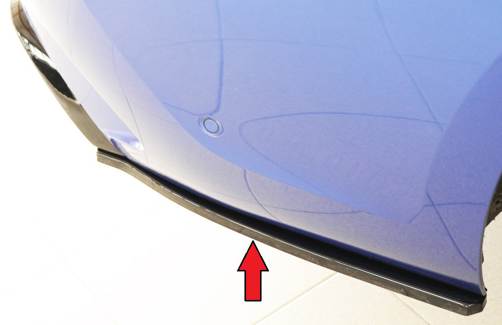 Rieger Tuning Heckschürzenansatz schwarz glänzend rechts für originale M-Sport-Paket Heckschürze, passend nur in Verbindung mit RIEGER Heckeinsatz