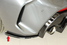 Rieger Tuning Heckschürzenansatz seitlich schwarz glänzend links für originale M-Paket Heckschürze