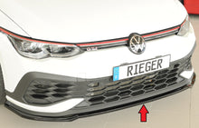 Rieger Tuning Spoilerschwert schwarz glänzend für originale Frontschürze