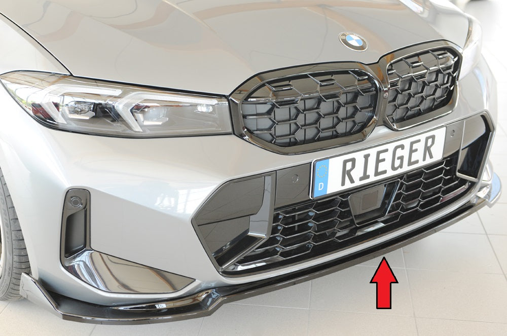 Rieger Tuning Spoilerschwert schwarz glänzend für originale M-Sport-Paket Frontschürze