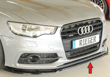 Rieger Tuning Spoilerschwert schwarz glänzend für originale S-Line Frontschürze