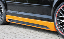 Rieger Tuning Seitenschweller rechts mit Schacht und Ausschnitt in Carbon-Look