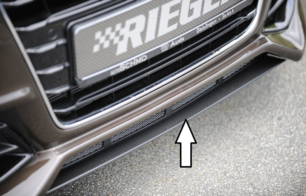 Rieger Tuning Spoilerschwert in Carbon-Look für Spoilerstoßstange 00055524/25/26/27