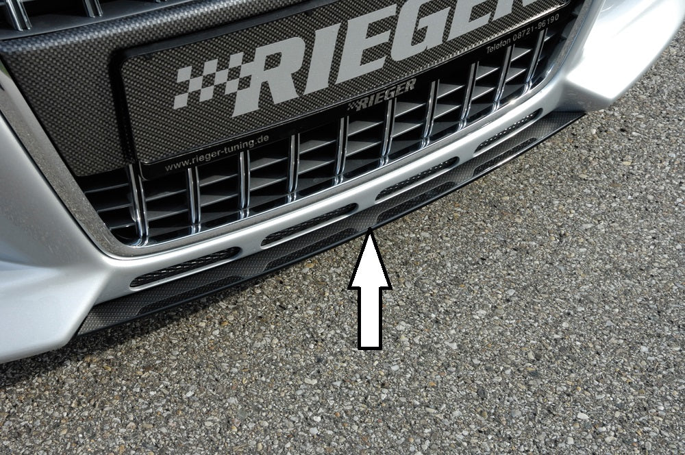 Rieger Tuning Spoilerschwert in Carbon-Look für Spoilerstoßstange 00056743 & 00056744