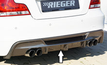 Rieger Tuning Heckeinsatz in Carbon-Look für Fahrzeuge mit M-Paket und Rieger Endschalldämpfer mit 2x80mm Endrohren links/rechts