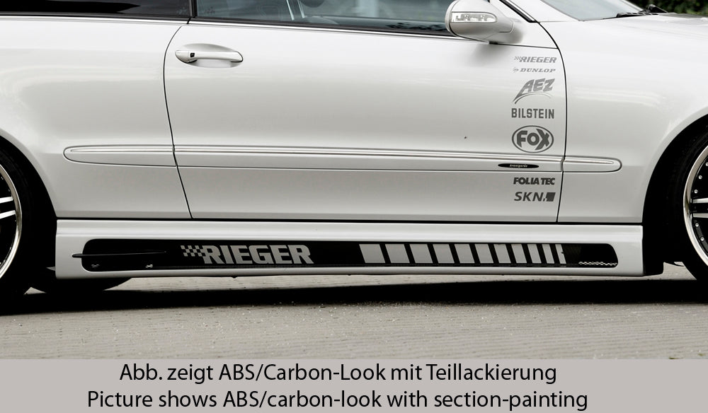 Rieger Tuning Seitenschweller links in Carbon-Look