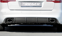 Rieger Tuning Heckeinsatz in Carbon-Look für Rieger Endrohrblenden je 1x140x90mm links/rechts