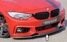 Rieger Tuning Spoilerschwert in Carbon-Look für originale M-Paket Frontschürze