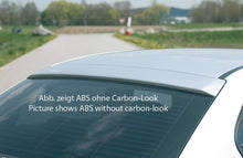 Rieger Tuning Heckscheibenblende in Carbon-Look inkl. kurzer Heckscheibenwischer