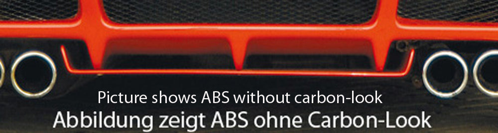 Rieger Tuning Heckdiffusor in Carbon-Look für Heckschürze 00059062