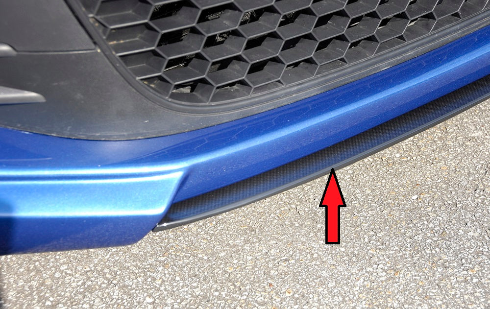 Rieger Tuning Spoilerschwert in Carbon-Look für Spoilerlippe 00014100