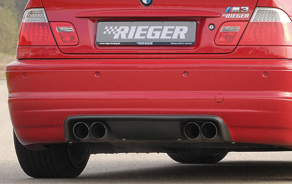 Rieger Tuning Endschalldämpfer mit links/rechts je 2x83mm